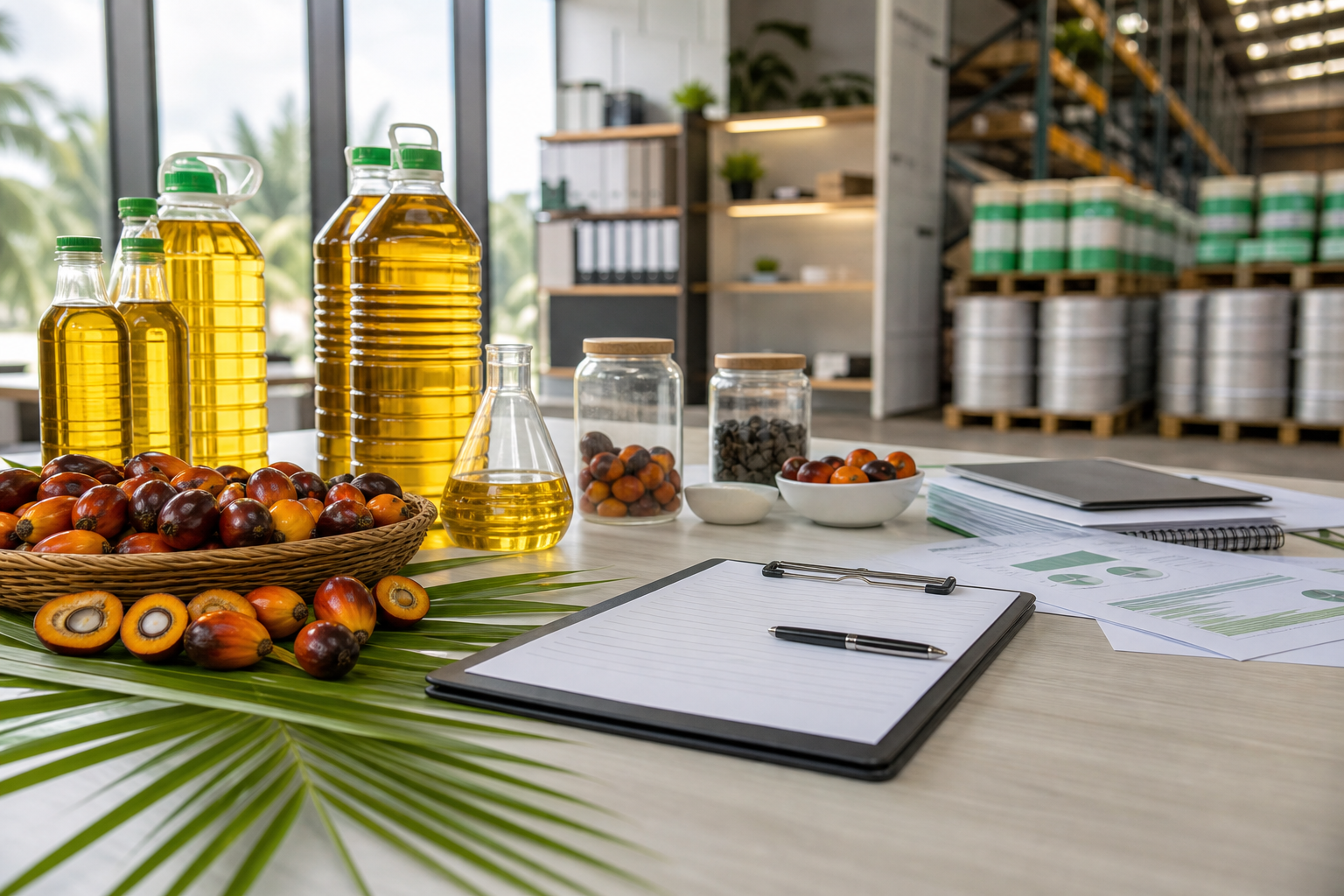 Quality procurement review for palm commodity supply